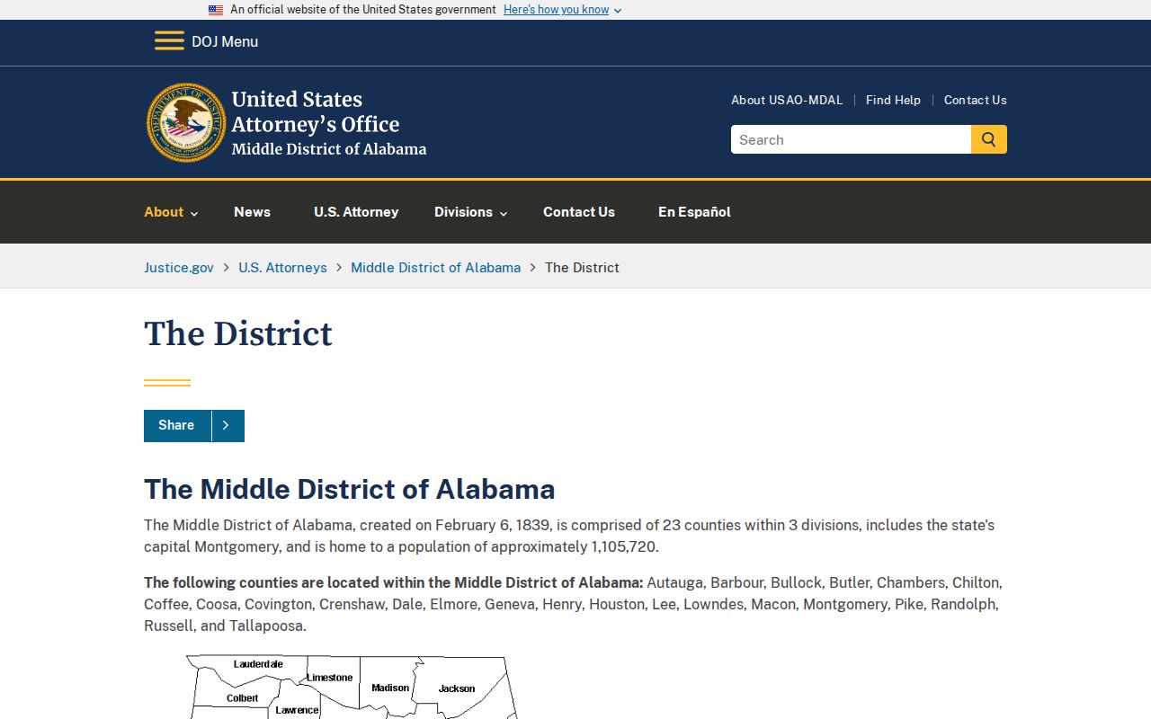 Randolph County criminal court records federal prosecution district