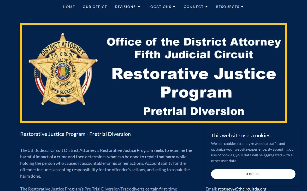 Randolph County criminal court records pretrial diversion program