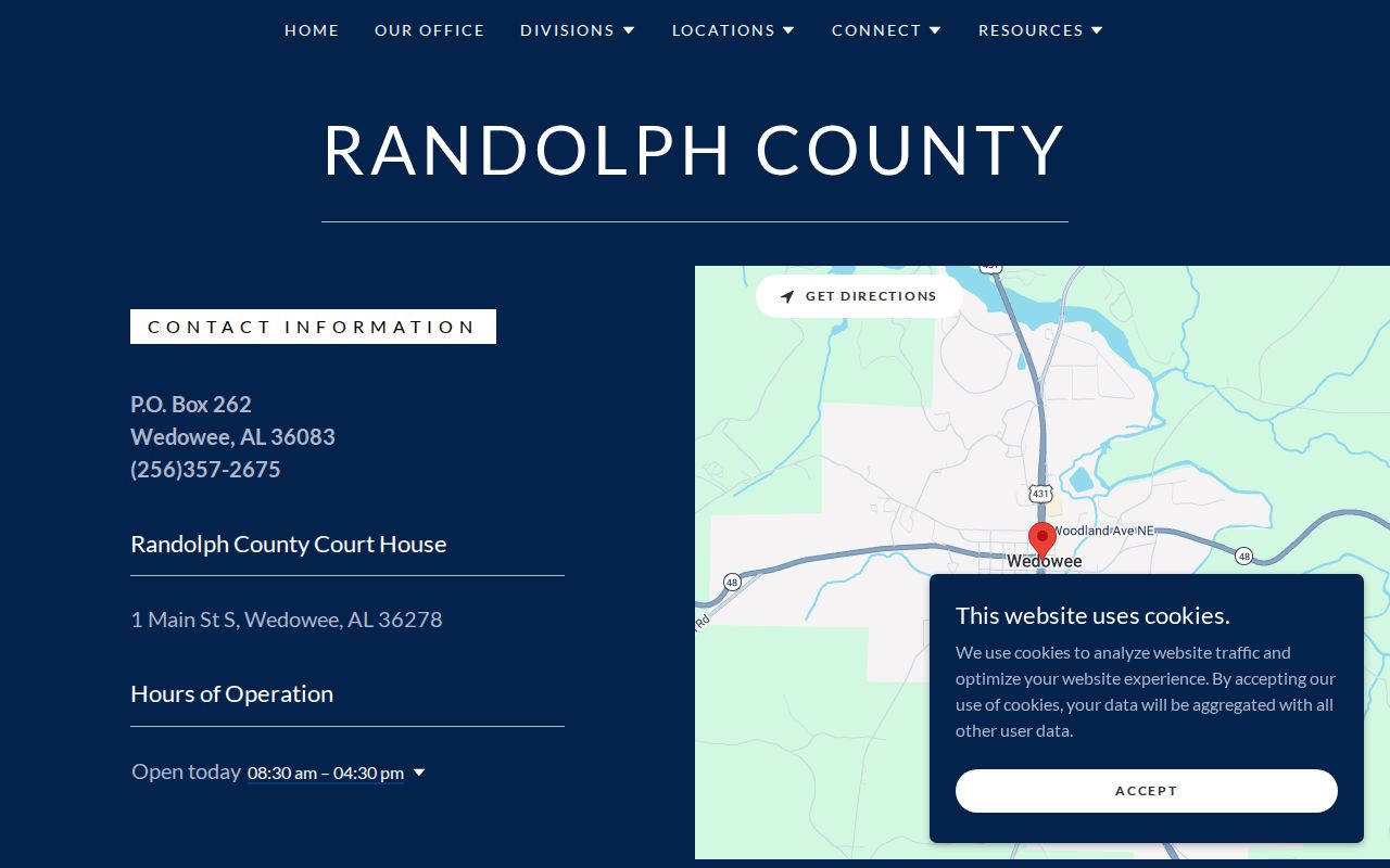 Randolph County Court District Attorney office information