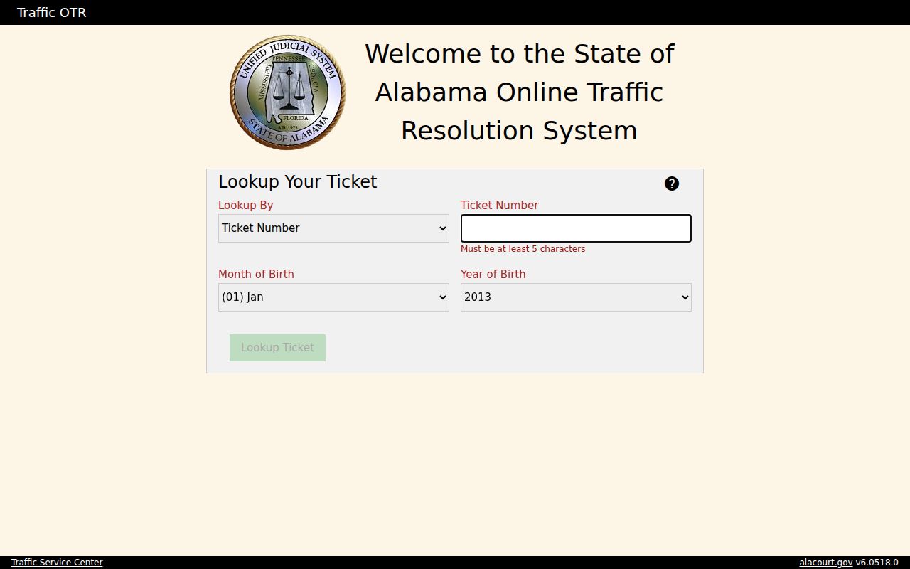 Randolph County traffic ticket online resolution